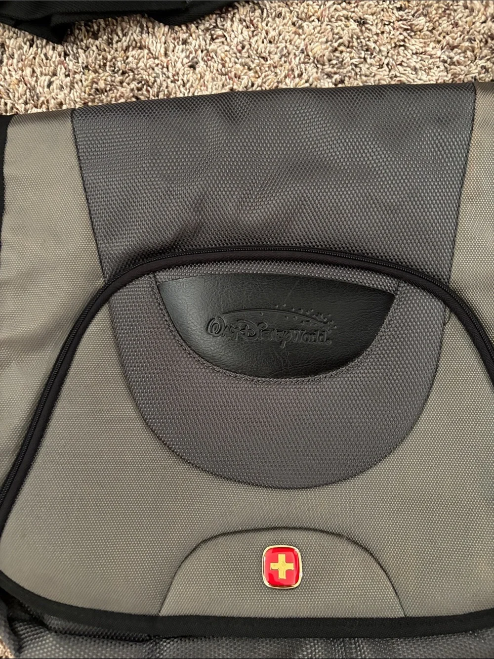 Wenger SwissGear xWalt Disney World Gray and Black Messenger